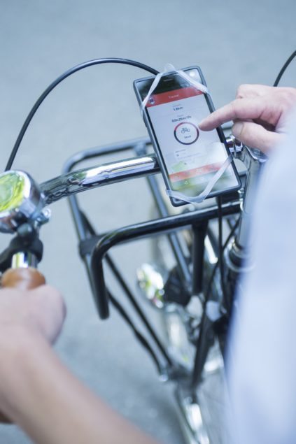 L'application permet d'enregistrer ses trajets et de participer au concours. Elle souffrait de quelques bugs lors de notre essai, mais on peut enregistrer ses parcours "à la main" sur le site internet.