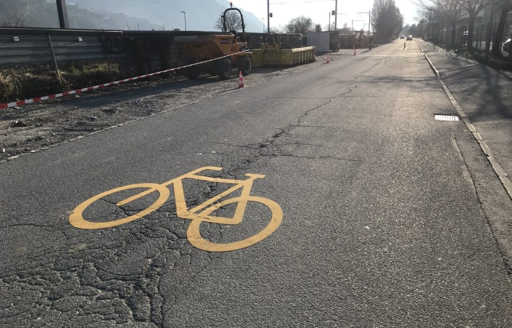 Sion ouvre la voie des rues cyclables en Valais
